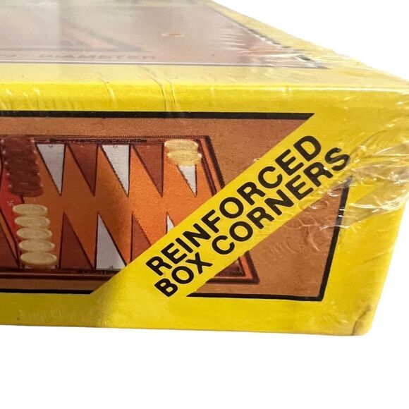 Vintage 1981 Whitman Backgammon Board Game NEW Factory Sealed 4832-22 - Picture 4 of 9